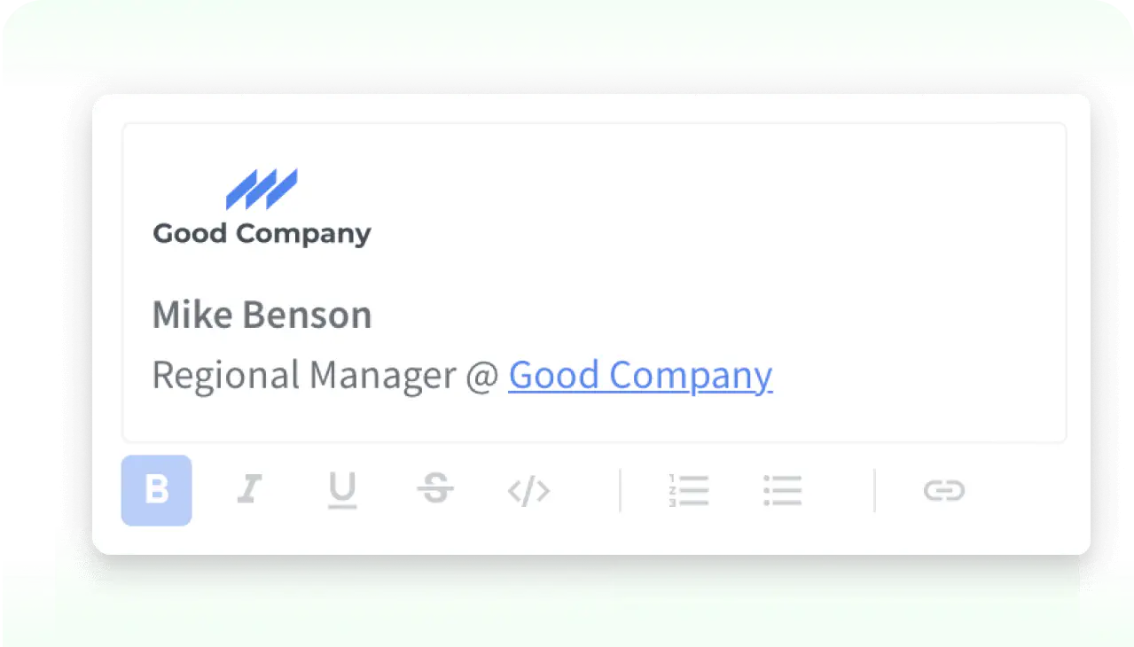 View of Agents signature in emails in HelpDesk.com app