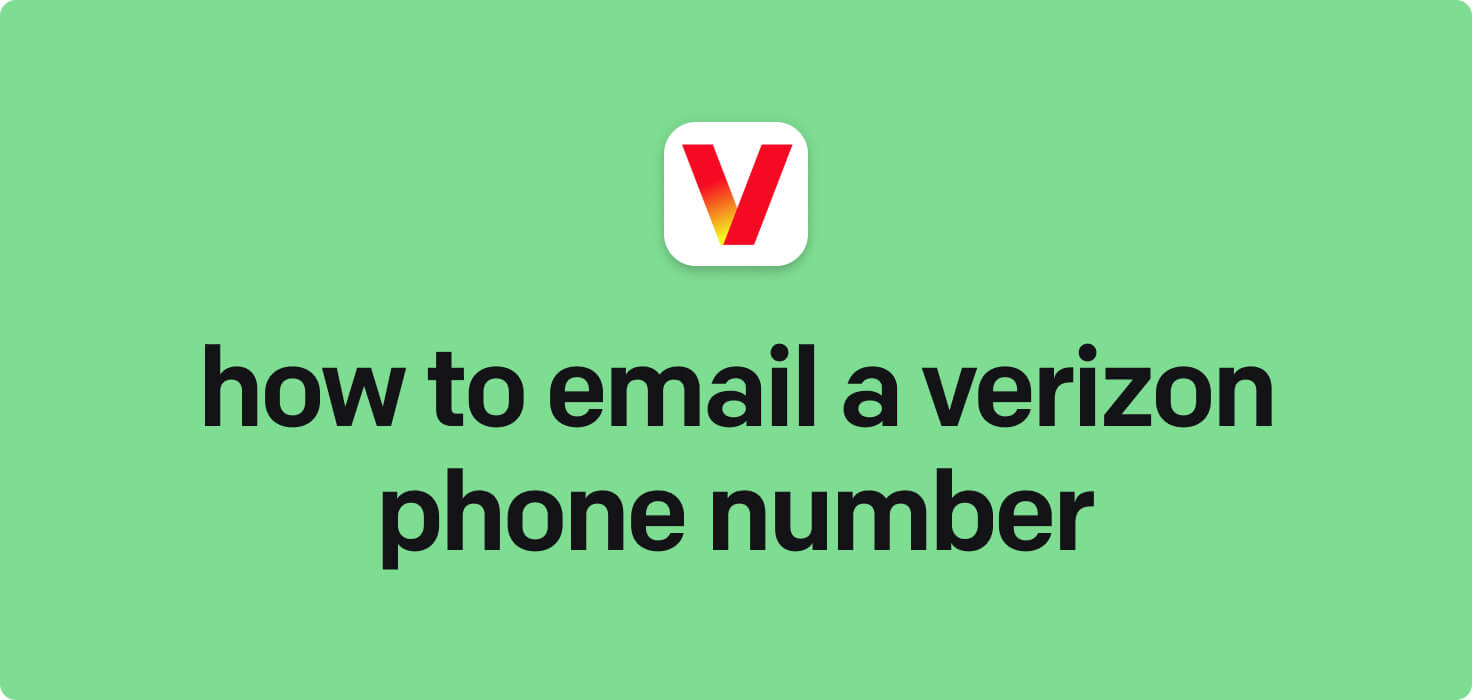 How to email a Verizon phone number in 2025