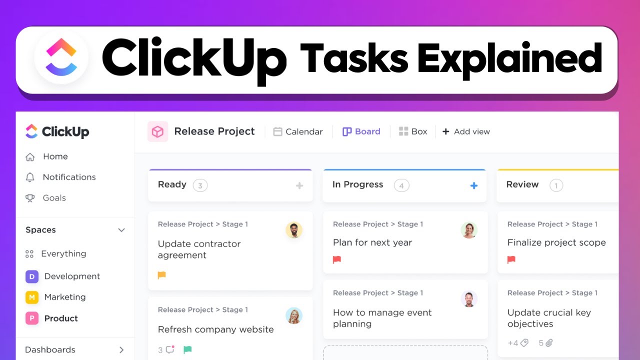 ClickUp interface