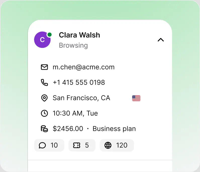 Email converted into a ticket with tags, priority, and full conversation history in HelpDesk.com