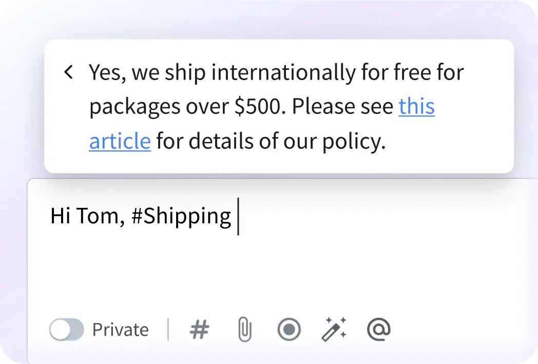Writing consistent responses with the KnowledgeBase and HelpDesk.com