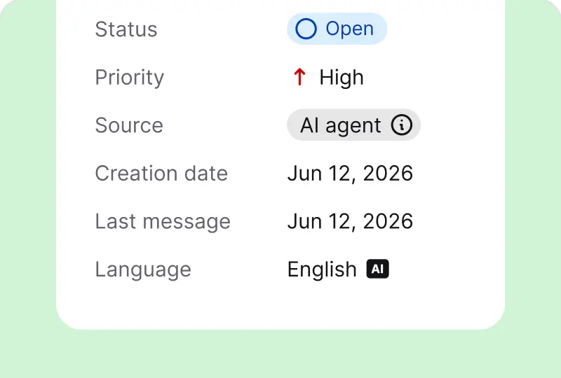 Language detection in HelpDesk.com
