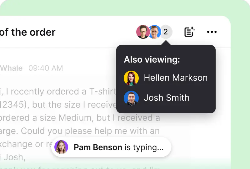 Collision detection in the HelpDesk.com ticket management system