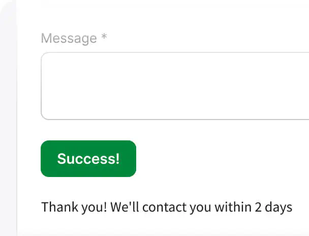 Testing the form from HelpDesk.com Contact Form Builder