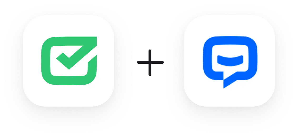 HelpDesk.com plus ChatBot.com logos