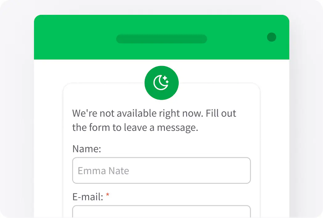 Availability to leave HelpDesk.com tickets around the clock.