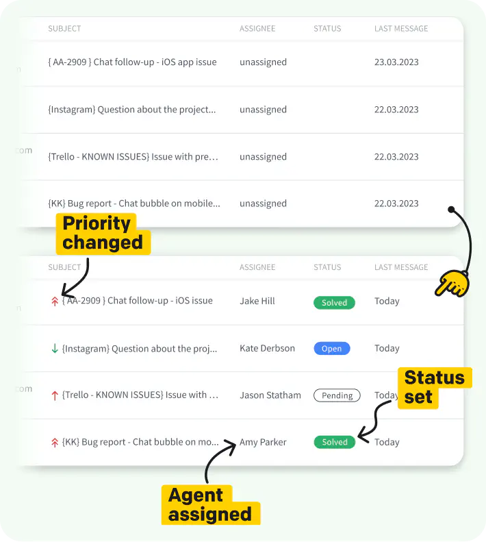 A person lying down and streamlining ticketing using automations in HelpDesk.com