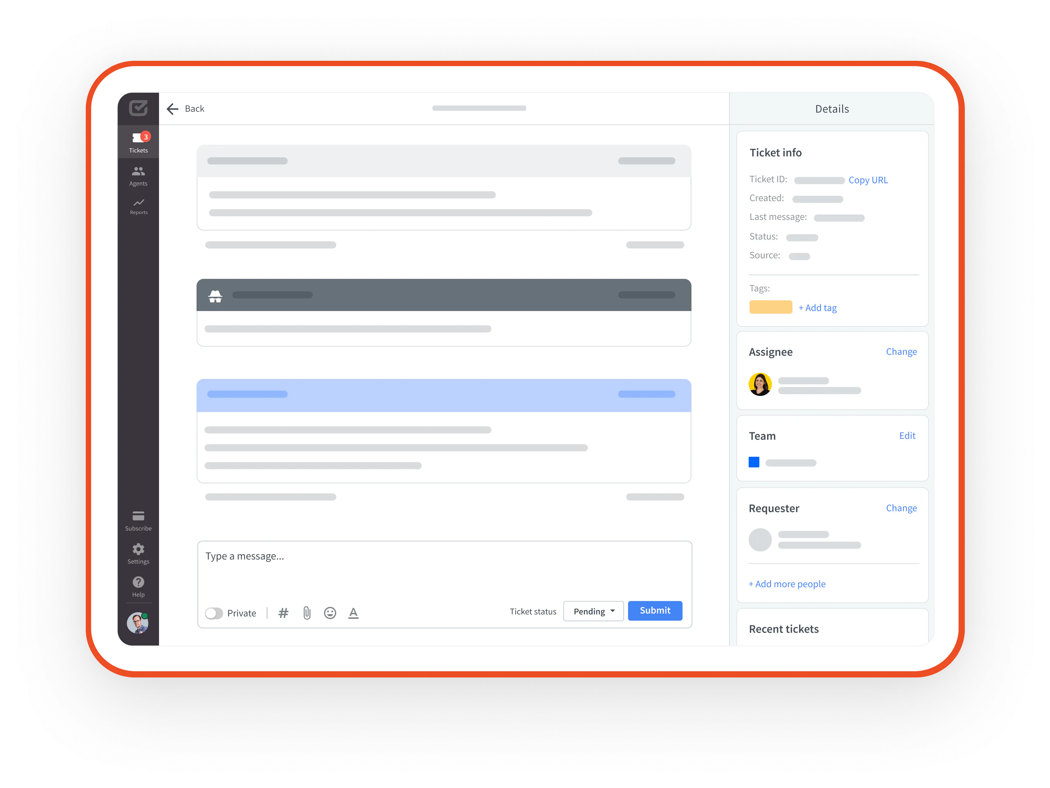 HelpDesk.com dahboard with Zapier tasks