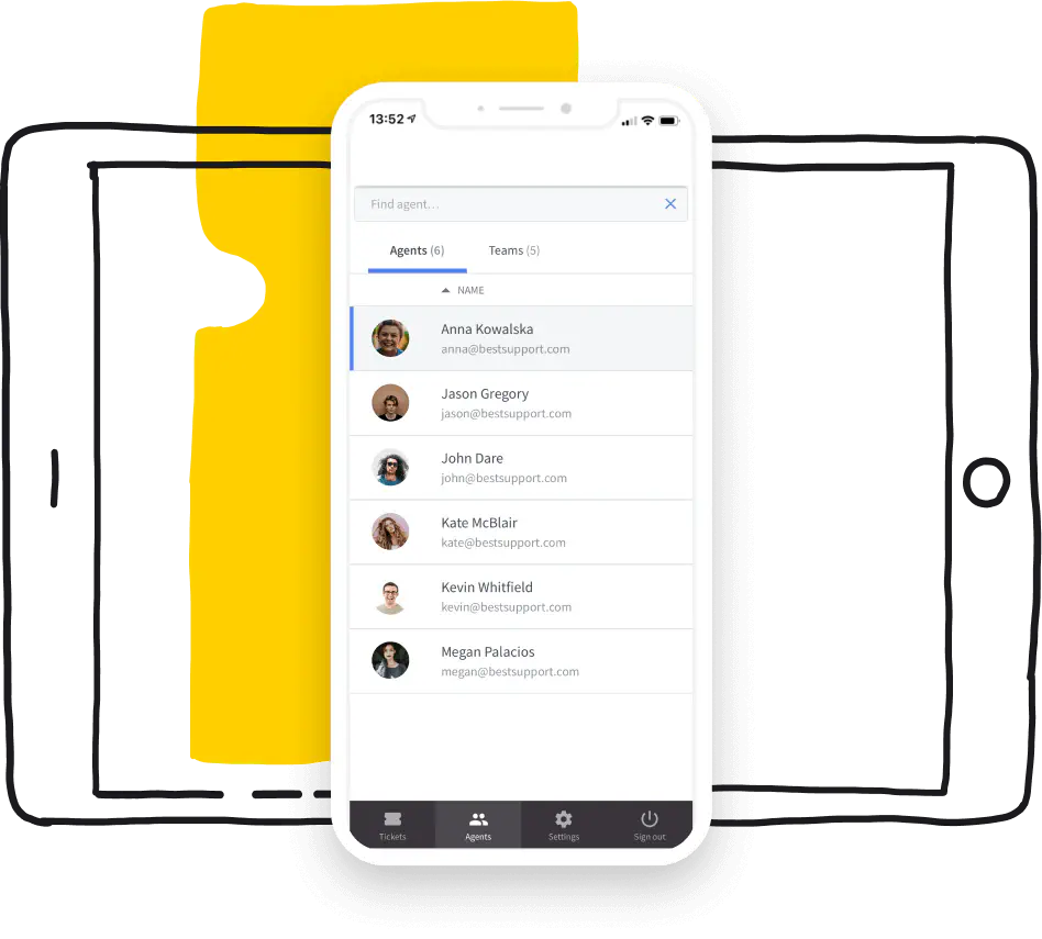 HelpDesk.com on mobile