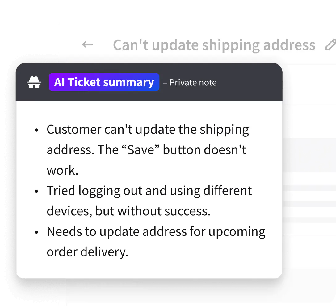 AI in service desk software